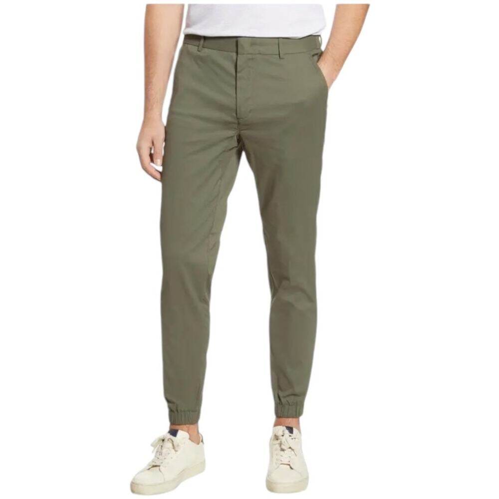 Tommy John NWT Go Anywhere Collection Shadow Green Stretch Jogger Pant 44/45